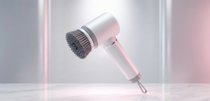 VRUSH™ Electric Power Scrubber – Multi-Purpose Cleaning Brush with 6 Interchangeable Heads | Effortless Deep Cleaning for Kitchen, Bathroom & Home